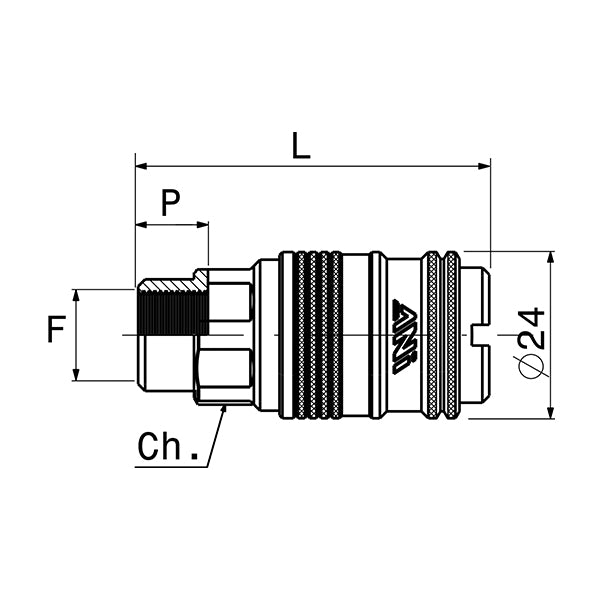 17/CM | 17/DM METAL - Universal FEMALE quick tap in STEEL with threaded balls - Fittings - Ani - Compressed air 17/CM | 17/DM METAL - Universal FEMALE quick tap in STEEL with threaded balls - Fittings - Ani - Compressed air
